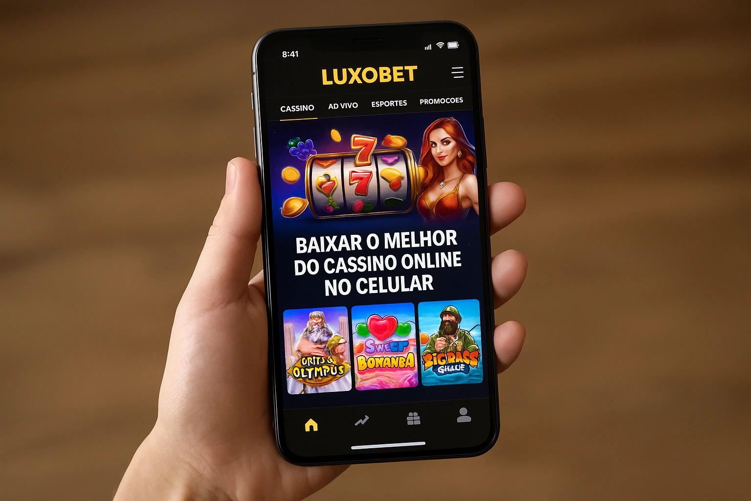 Baixar o LUXOBET Cassino App