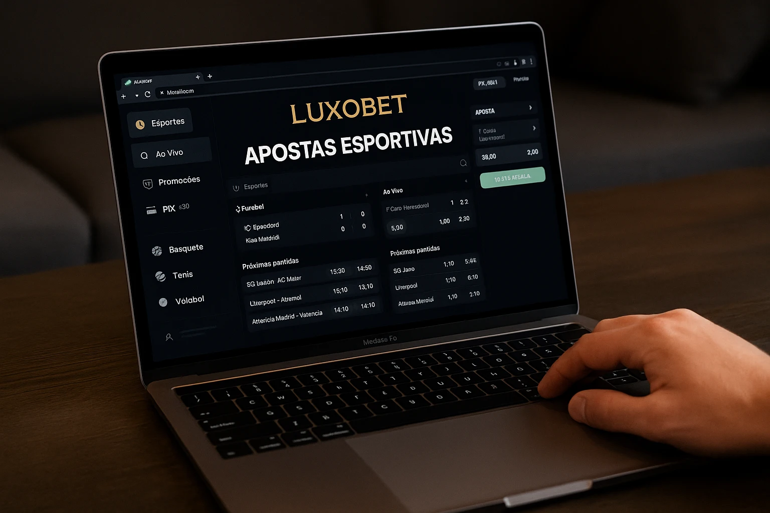 Aposte em apostas esportivas no cassino online LUXOBET