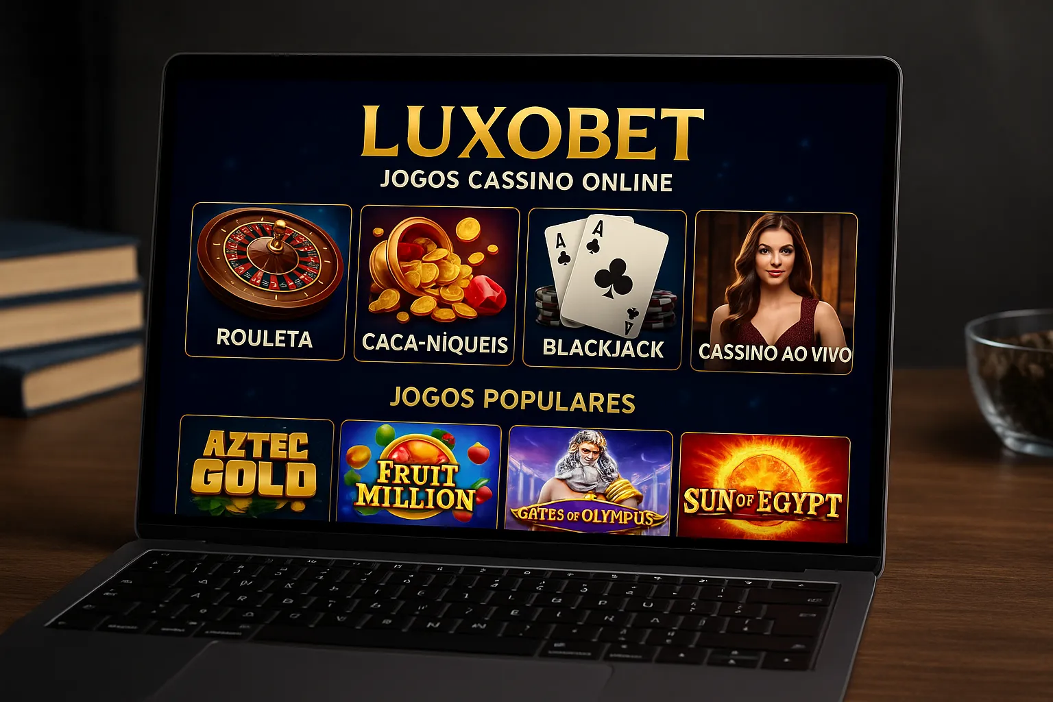 Jogos de cassino online inovadores e emocionantes na LUXOBET